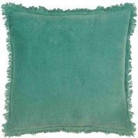 furn. Gracie Velvet Fringed Polyester Filled Cushion