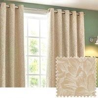 Grantley Jacquard Ready Made Eyelet Curtains Wedgewood