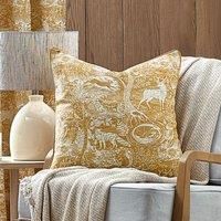 furn. Evans Lichfield Xmas Owls Polyester Filled Cushion In Multi 43 X 43Cm, Multi