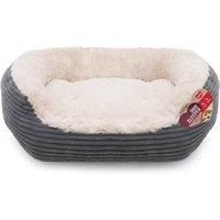 Rosewood Jumbo Cord/ Plush Dog Bed Medium