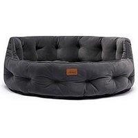 Rosewood Joules CHESTERFIELD PET BED GREY LARGE