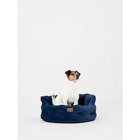 Joules Chesterfield Pet Bed Navy Small - Large