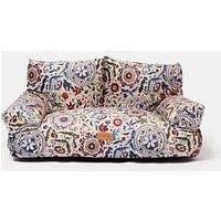 Rosewood Joules Festival Floral Sofa Bed for Dogs, Small Dog Bed, Thickly Padded, Non-Slip Base, Washable, Luxury Pet Bed for Small Dogs and Cats