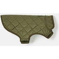 Rosewood Joules Khaki Quilted Coat for Dogs, Medium, Washable, Lightweight, Warm Winter Dog Coat/Jacket for Medium Dogs