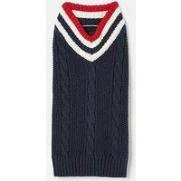 Rosewood Joules Dawson Navy Knit Jumper for Dogs, Large, Washable, Warm and Comfy Winter Sweater for Large Dogs