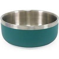 Rosewood Premium Double-Wall Stainless Steel Pet Food Bowl 1200ml - Teal