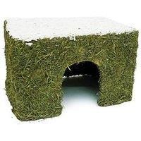 ROSEWOOD WINTER FESTIVE HAY COTTAGE HOUSE FOR GUINEA PIGS 27CM X 18CM