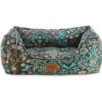 Rosewood x Morris & Co. Blackthorn Pet Box Bed, Green, Small