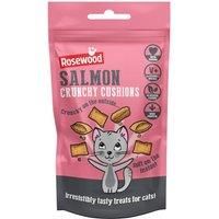 Rosewood Cat Treats Crunchy Cushions, Salmon, Chicken, Cheese Flavoured Snacks
