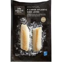 Arctic Royal 4 Large Atlantic Cod Loins 700g
