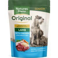 Senior Wet Dog Food Natures Menu Lamb & Chicken 300g  Complete with Veg & Rice