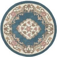 Origins Shensi Round Rug Blue 120cm Diameter