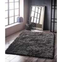 Origin Ritzy Charcoal 100% Polyester Rug - 120cm x 170cm
