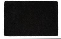 Origin Buddy Mat Black 100% Polyproplene Frisee Rug - 100cm x 150cm