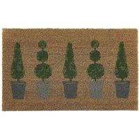 My Mat Printed Coir Topiary 45X75, Green