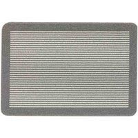 My Stain Door Mat, Stain Resistant, Perfect for Indoor Use, Front Door, Entryway and Patio, Stripe Silver 67x100cm