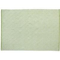 Hug Rug Woven Diamond Rug Green 120 x 170cm