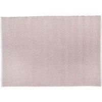 Hug Rug Woven Herringbone Rug Rose 120 x 170cm