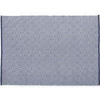 Hug Rug Woven Diamond Rug Navy 120 x 170cm