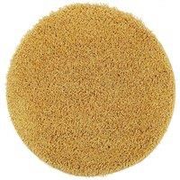 Ripley Stain Resistant Circle Ochre Yellow Rug - 100x100cm