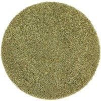 Ripley Stain Resistant Circle Olive Green Rug - 100x100cm