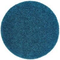 Ripley Stain Resistant Circle Teal Blue Rug - 100x100cm