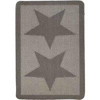 My Stain Door Mat, Stain Resistant, Perfect for Indoor Use, Front Door, Entryway and Patio, Star Charcoal 67x100cm
