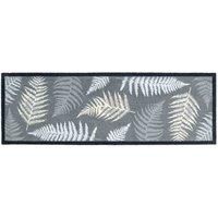 My Mat Nylon Indoor Pattern My Leaves 2 Runner 50X150, Grey