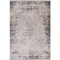 Ripley Vintage Fringed Rug in Blue & Grey 120x170cm