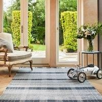 Origins Highland Check Rug Navy 120 x 170cm