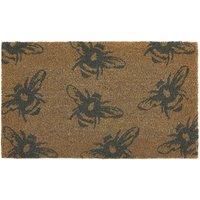 My Mat Printed Coir Buzzy Bees 60X90, Grey