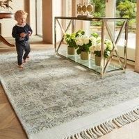 Ripley Persian Style Fringed Rug in Cream 120x170cm