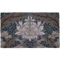 My Mat Printed Coir English Garden 3 45X75, Grey