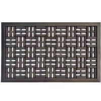 My Mat Rubber Cross Hatch Door Mat 45X75cm