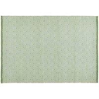 Hug Rug Woven Diamond Rug Dark Green 160X230
