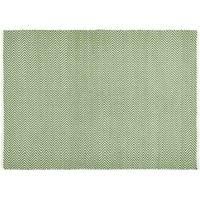 Hug Rug Woven Herringbone Rug Dark Green 120X170