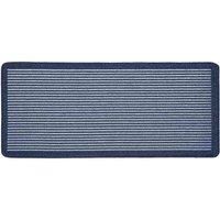 My Mat My Stain Resistant Stripe Navy 67X150, Blue