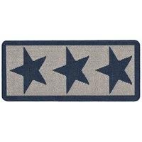 My Mat My Stain Resistant Star Navy 67X150, Blue