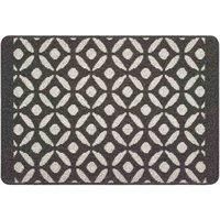 My Stain Door Mat, Stain Resistant, Perfect for Indoor Use, Front Door, Entryway and Patio, Crescent Charcoal 67x100cm