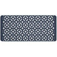 My Mat My Stain Resistant Crescent Navy 67X150, Blue