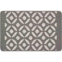 My Stain Door Mat, Stain Resistant, Perfect for Indoor Use, Front Door, Entryway and Patio, Crescent Silver 50x75cm