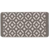 My Stain Door Mat, Stain Resistant, Perfect for Indoor Use, Front Door, Entryway and Patio, Crescent Silver 67x100cm