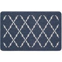 My Stain Door Mat, Stain Resistant, Perfect for Indoor Use, Front Door, Entryway and Patio, Arbor Navy 50x75cm
