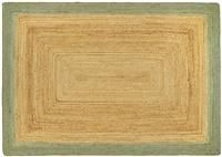 Origins Jute Border Sage Green 120X170