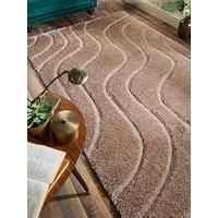 Soft Carved Waves Rug