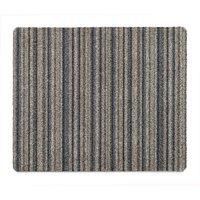 My Mat Cotton Indoor Ribbon Grey Door Mat, Washable Doormat for Hallway, Kitchen, Front Door 80X95cm