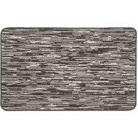 My Stain Door Mat, Stain Resistant, Perfect for Indoor Use, Front Door, Entryway and Patio, Broken Stripe Charcoal, 50x75cm