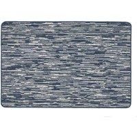 My Stain Door Mat, Stain Resistant, Perfect for Indoor Use, Front Door, Entryway and Patio, Broken Stripe Navy 67x100cm