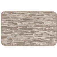 My Stain Door Mat, Stain Resistant, Perfect for Indoor Use, Front Door, Entryway and Patio, Broken Stripe Stone 50x75cm