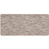 My Mat My Stain Resistant Broken Stripe Stone 67X150, Brown